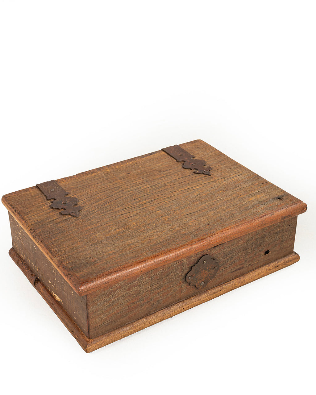 Livro caixa de madeira